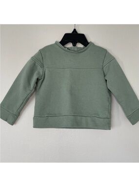 Zara Baby Sage Green Crewneck Sweatshirt